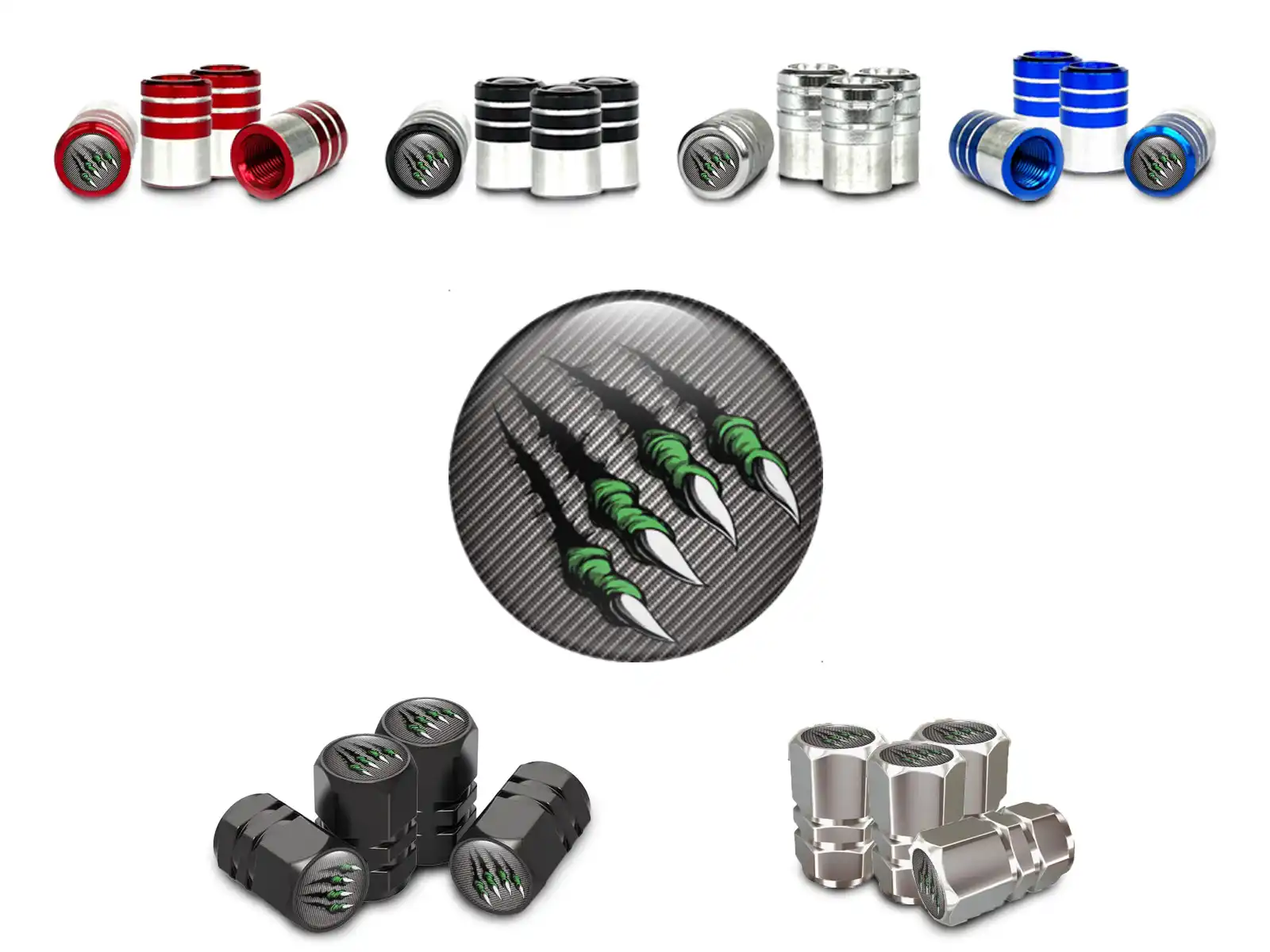Wheels Valve Covers Motorcycle Custom Finish